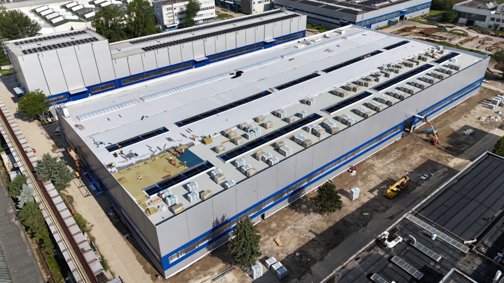 Novostavba výrobnej haly 9.000m2, JFK INOVEC sro